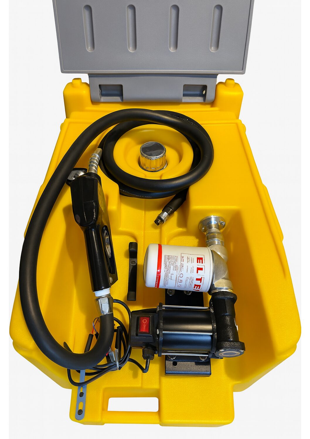 TANQUE MOVIL DE DIESEL CON BOMBA DE TRASVASE CON CERRADURA - Imagen 2